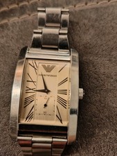 Kurze Chance: Original EMPORIO ARMANI SPECIAL AR-0154 PLUS Armbanduhr Edelstahl