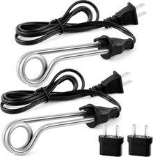 Portable Immersion Water Heater 300W 120/240V Electric Camping Accessories Dual