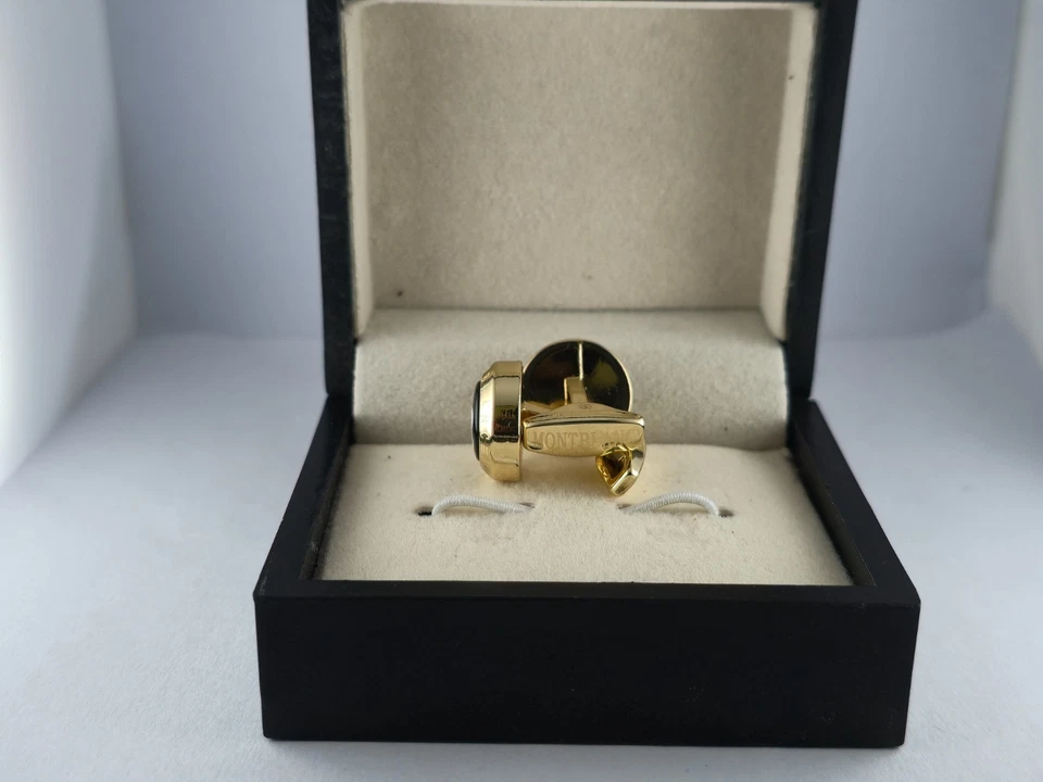 Juego de gemelos Montblanc Meisterstuck color dorado de lujo para hombre - Envío gratuito Foto 4 de 4