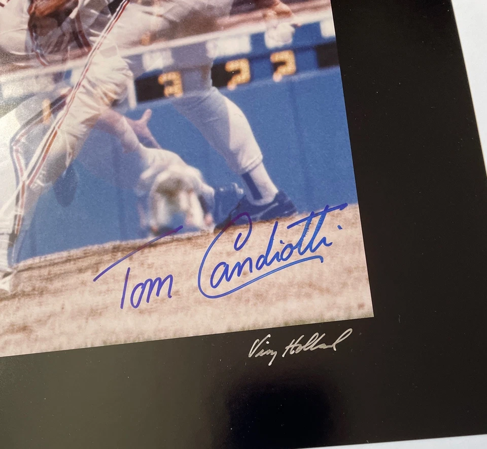 汤姆·坎迪奥蒂签名多次曝光图像 • 在名人堂展出 — 第 2/2 张图片