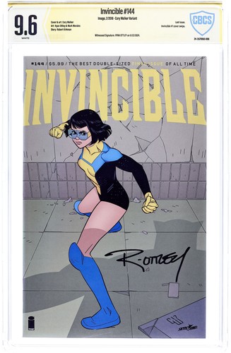 Invincible #144B Walker Variant CBCS 9.6 SS Ottley 2018 24-357B160-006