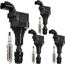 Set of 4 UF491 Ignition Coil Pack and XP5263 Spark Plugs Compatible with...