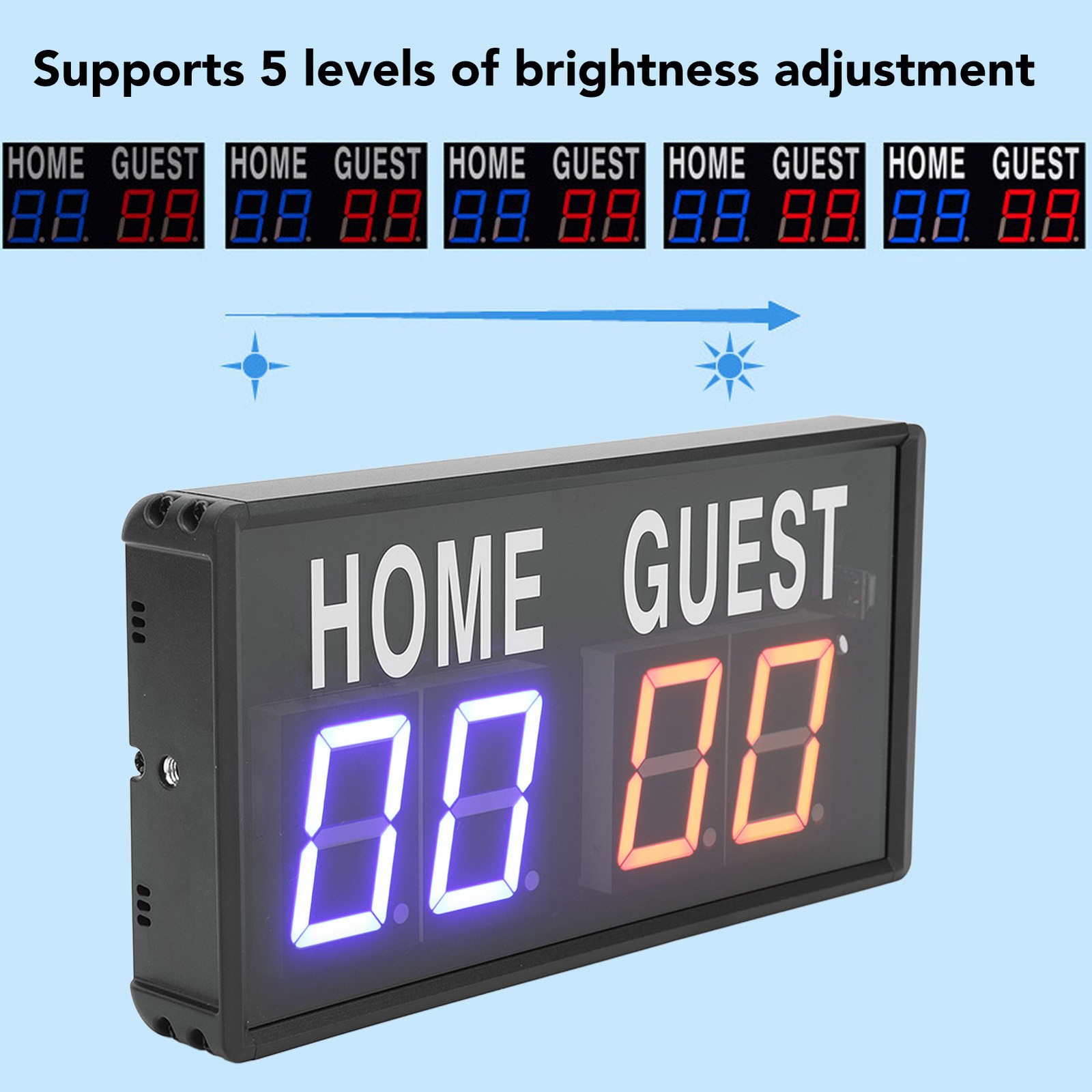 Remote Control Digital Tabletop Scoreboard For Basketball Volleyball Trending