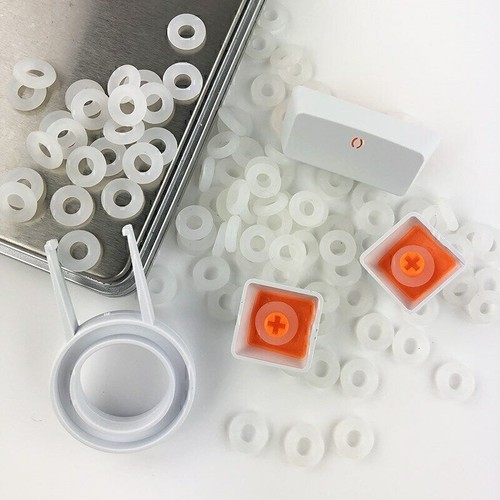 120PCS Keycaps O-Ring Seal Sound Damper Replacement For Cherry MX Keyboard - Afbeelding 2 van 6