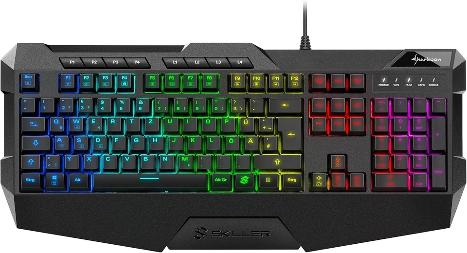 Sharkoon Skiller SGK4 Gaming Keyboard RGB, N-Key-Rollover, (Deutsches Tastaturla - Image 2 of 4