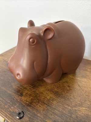 Vintage Tiffany And Co Hippopotamus Bank 1977 Vintage Ceramic