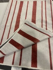 Ruggable Runner Red Stripe Beige Rug Only 83x29.5"