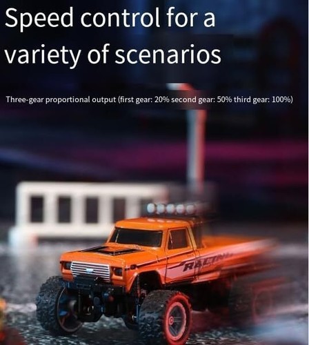 Mini RC Monstertruck, kleine RC Autos im Maßstab 1:64 Kinder Spielzeug mit Beleuchtung - Bild 24 von 34