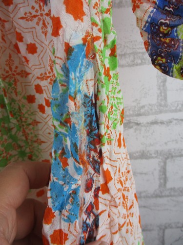 Ruby Yaya womens shift dress XXL, 18 multicoloured pockets v-neck boho - Bild 7 von 13