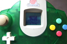 Dreamcast Green HKT-7700 Clear Transparent Controller Working VMU lot  Sega