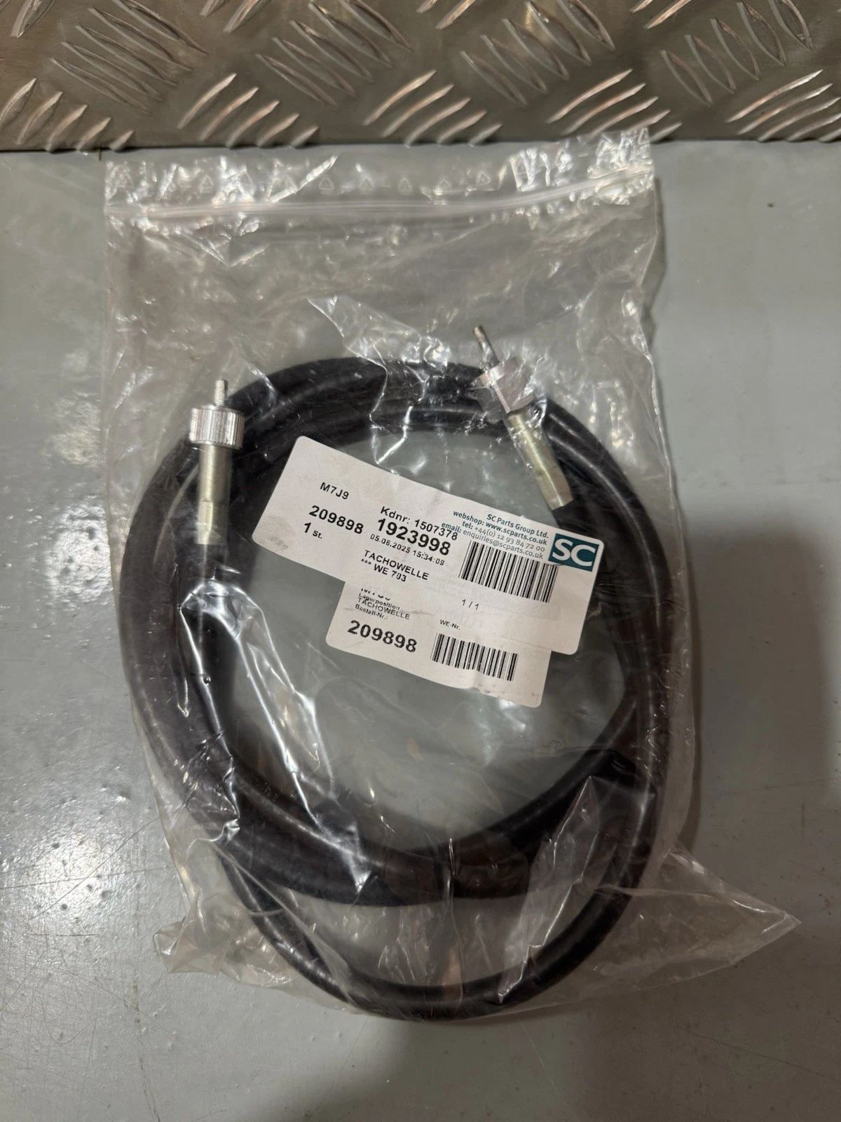 SC Parts Speedometer Cable For Jaguar Mark II 68' Length 209898 Brand New
