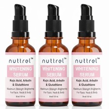 Dark Skin Whitening Lightening Brightening  Bleaching Face body serum - 3 pcs 