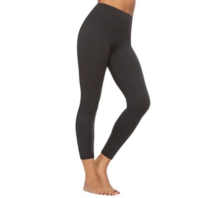 NEW Felina Velvety Soft Women's XL 7/8 Legging 2-Pack Black High Waist