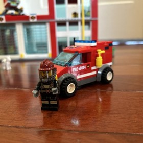 Lego City Fire Station 60004, Complete With Instructions, Used