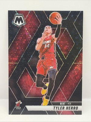 2024-25 Panini Mosaic Tyler Herro Miami Heat #47 Black Fast Break #1/1 Heat SSP