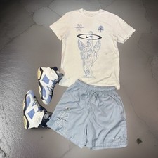 NIKE SET  Men  s Nike Tee  Shorts  Air Jordan Retro 6 2Pcs Outfit w/ Shoes 