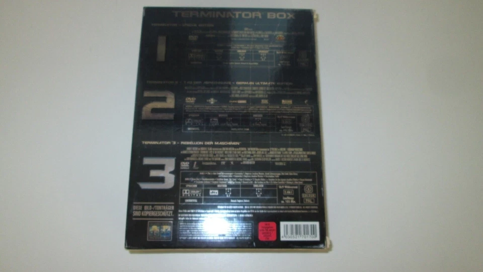 Terminator 1-3 | T Box Special Edition 6 DVDs | FSK 18 | Zustand sehr gut | DVD - Bild 3 von 4