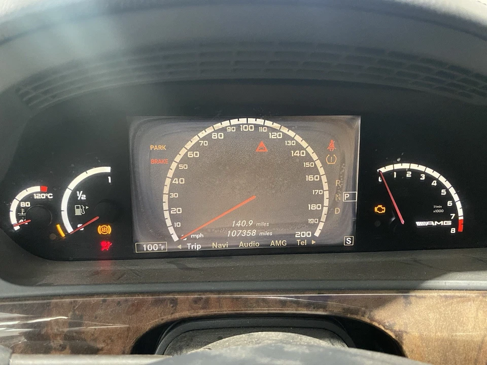 Cuadro de instrumentos velocímetro OEM 08-09 Mercedes W221 S63 W216 CL63 AMG Foto 2 de 4