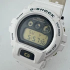 VTG Casio G-Shock Digital Watch DW-6900R Men 200m White Alarm Chrono New Battery
