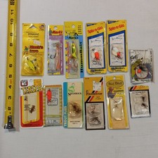Steelhead Trout Fishing Lot Spoons Spinners Flies Some Vintage