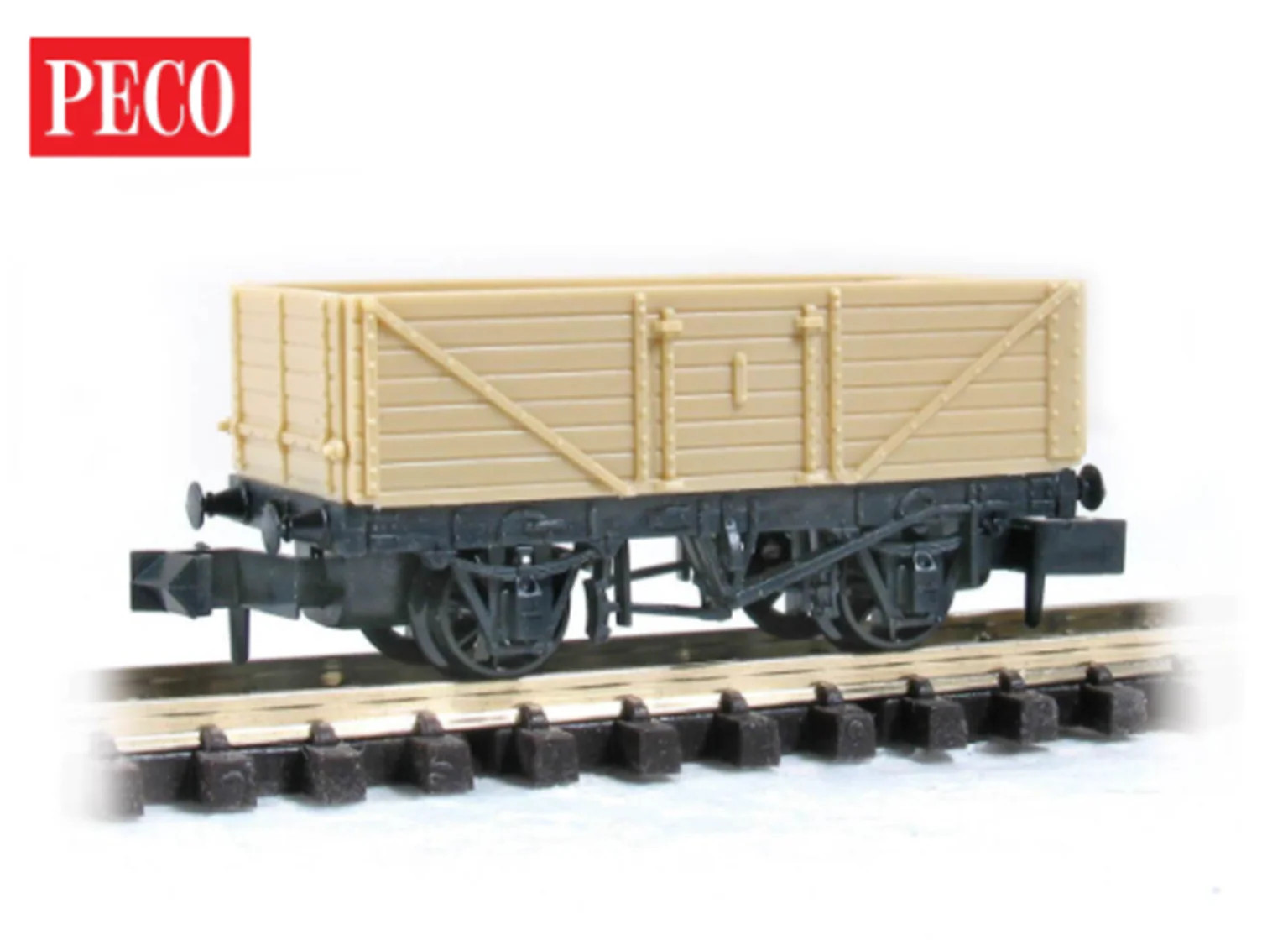 Peco KNR220 7 Plank Open Wagon Wagon Kit