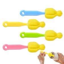 4Pack Universal Baby Bottle Nipple Brush Sponge Cleaning Wide Mouth Brush