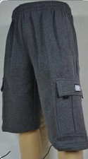 Pro Club Men's Fleece Cargo Shorts,Multiple Pockets size 5xl