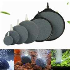 Aquarium Air Stone Disk Bubbles Fish Tank Pond Pump Aeration Oxygen Diffuser DIY