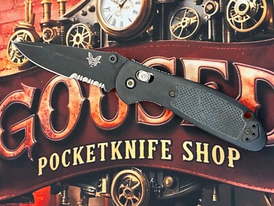 [1024] Benchmade 556BK Serrated Taschenmesser Folder D2 Mel Pardue