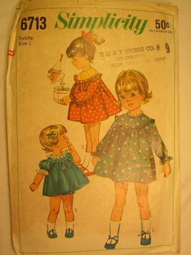 CHOICE 1960's Simplicity PATTERN Toddler CHILD Miss 1 3 4 5 8 10 12 BLOUSE Skirt - Picture 4 of 14