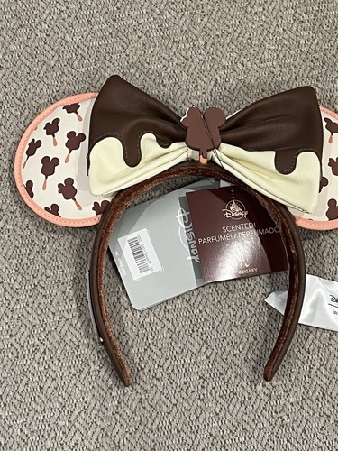 Disney Parks Loungefly Minnie Mickey Ice Cream Bar Diadema Perfumada Orejas - NUEVO - Imagen 2 de 5