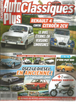AUTO PLUS CLASSIC NR. 50 RENAULT 4 VS CITROEN 2CV / FAMILIEN-ID / FIAT 500