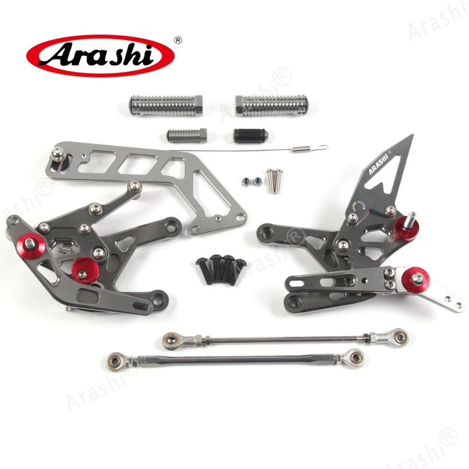 GRAY V2.0 Footrest Rearsets Foot Pegs For Yamaha MT-10 FZ-10 2016-2022 FZ10 MT10 - Image 2 of 4