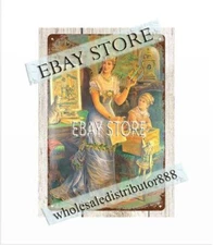 Jackson's Best Chewing Tobacco cigarette man cave metal tin sign interior design