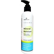 Zion Health Adama Minerals Moisture Coconut Jasmine 8 oz Lotion