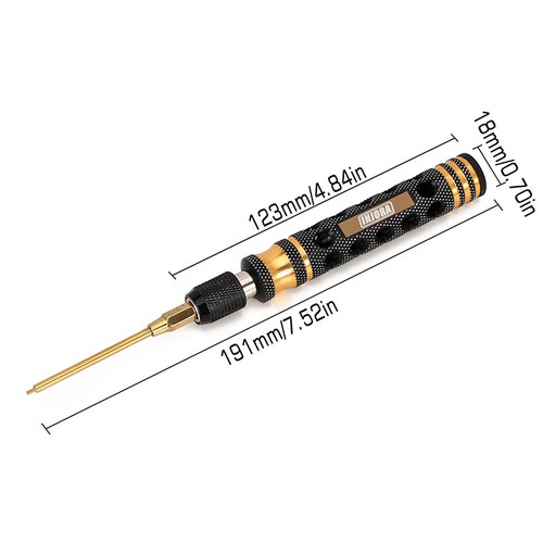 INJORA RC Werkzeug Tools Schraubendreher 0.05" 1.5mm Sechskant Mutterndreher 4mm - Picture 2 of 7