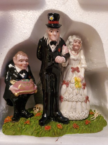 Department 56 Halloween Village Gravely Haunting 2005 #55270 Dept 56 bride groom - Picture 2 of 2