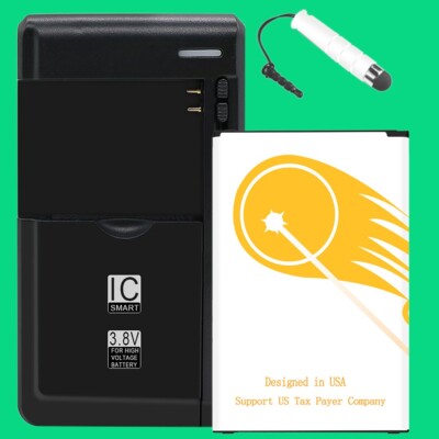 URS2GO Long Life 3220mAh Battery Charger Stylus for Verizon LG Zone 4 LM-X210VPP