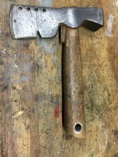 Plumb Antique Roofing Hatchet 4 Hole With Original Handle 6 1/2” Head