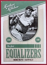 2019 Leather & Lumber Babe Ruth Equalizers Insert Card #EQ-2 New York Yankees