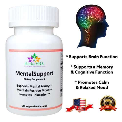 MAGNESIUM L-THREONATE, 120 Capsules, Anti Stress Natural Formula, Mood Support.