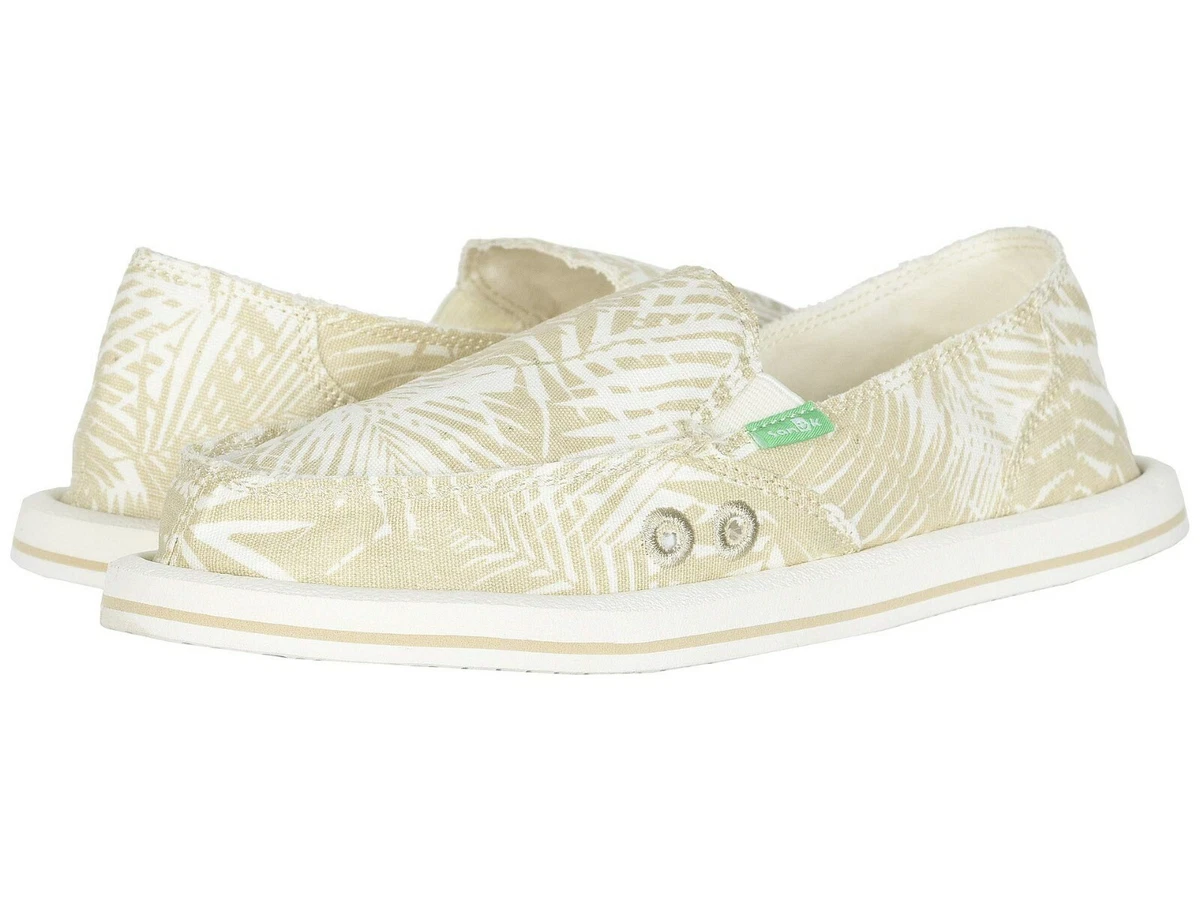 Women's Shoes Sanuk DONNA PALM Casual Sidewalk Surfers Flats