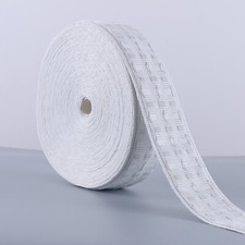 CURTAIN HEADER HEADING TAPE PENCIL PLEAT 2.75 in (68mm) WIDE WHITE LENGTH CHOICE