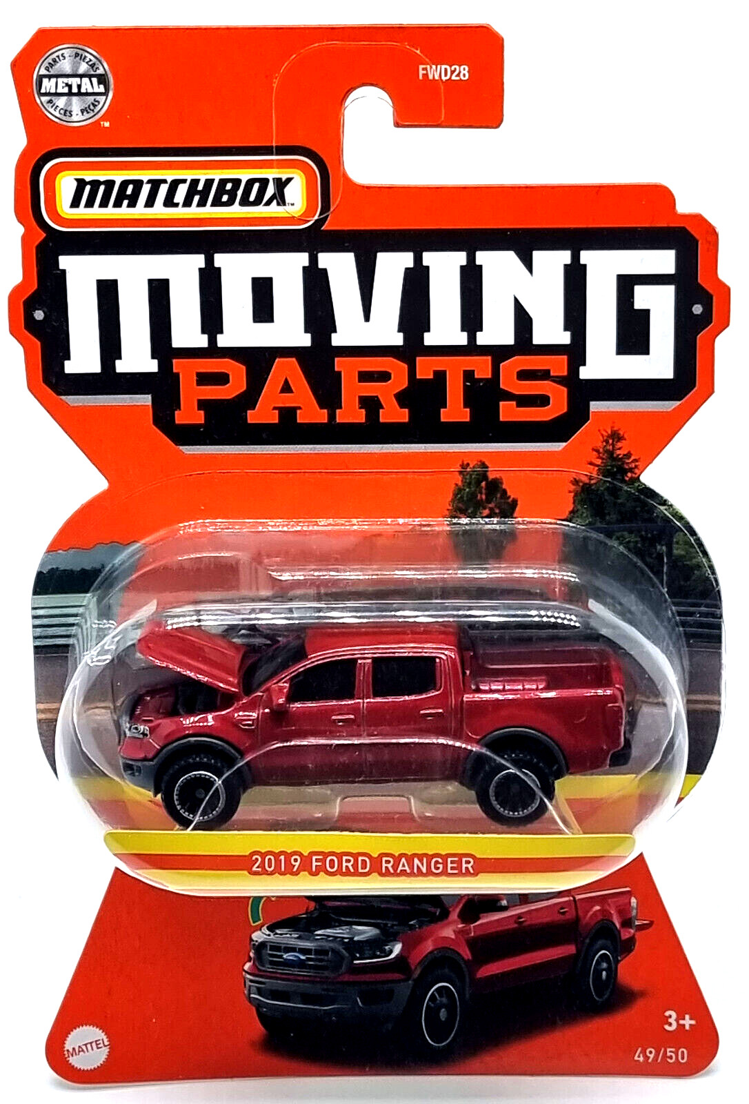 Движущиеся части Mattel Matchbox серии Auto для автомобиля HFM00 2019 Ford Ranger 2390₽