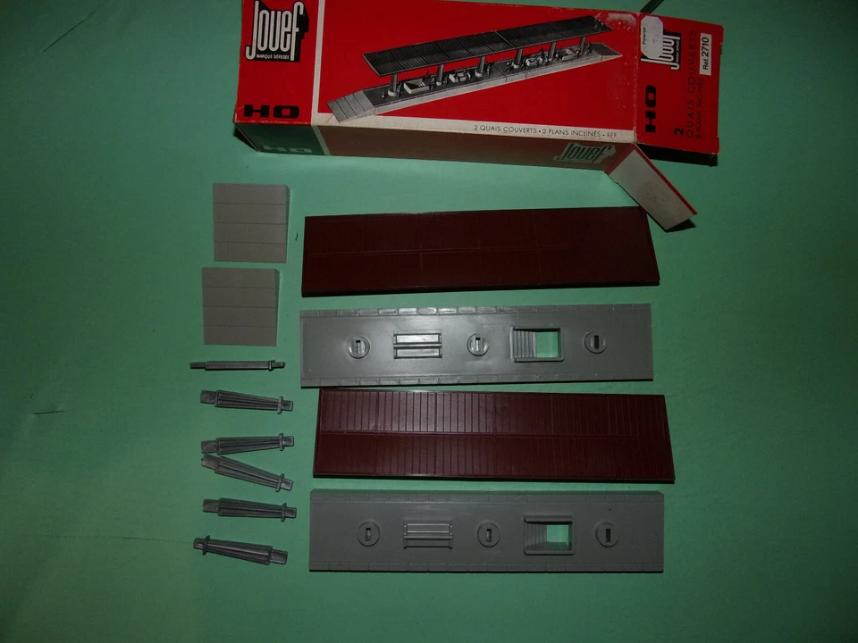 JOUEF maquette à monter 2 quais couverts 2710 NEUF (n°1) - Photo 2/3