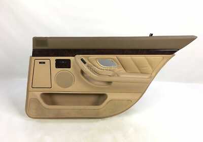 BMW E38 750iL Sand Beige Leather Right Rear Door Panel Trim Tan 1995 ...