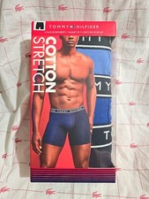 NWT Tommy Hilfiger 3 Pack Boxer Briefs Cotton Stretch Size Small Asstd Colors