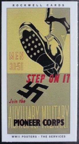 No.8 STEP ON IT World War 2 Posters (Service) - Rockwell 2001 - Foto 1 di 1