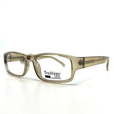 Traditions SJB 06 Col. 20 Gray Crystal Rectangular Eyeglasses Frames 53[]16 145