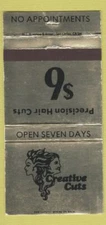 Matchbook Cover - Creative Cuts Salon Antioch CA WEAR 30 Strike